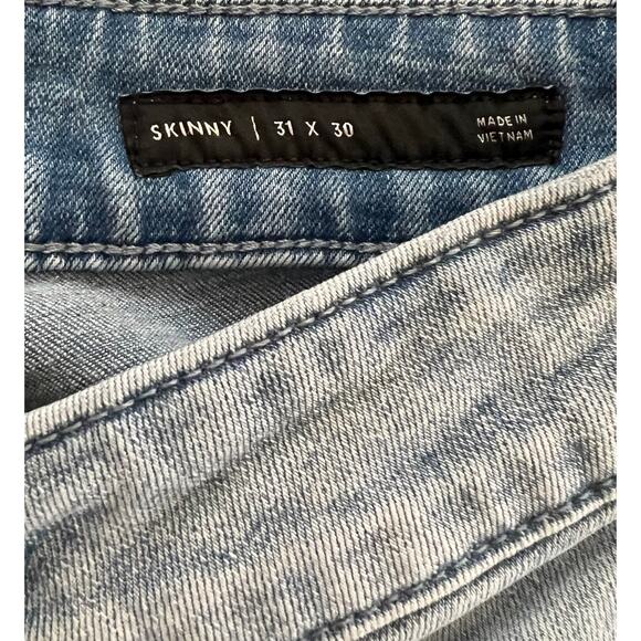 Pacsun Men’s Skinny Jeans Size 31x30 Light Blue Active Stretch Fit - Picture 4 of 8